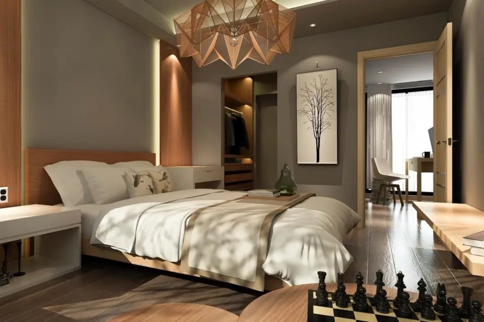 The main bedroom